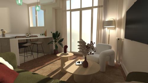 Promenade des Anglais - Deux Pièces Rénové, proche Negresco