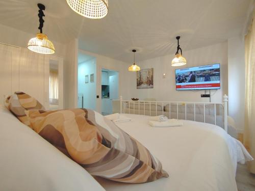 Postel nebo postele na pokoji v ubytování Apartamento Acogedor Oviedo Centro