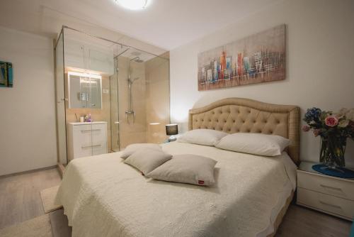 Postelja oz. postelje v sobi nastanitve Apartment Dea