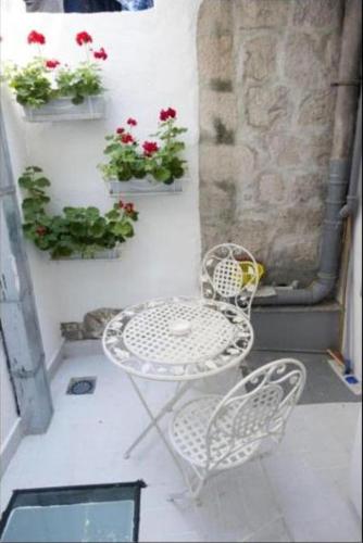 Predel za sedenje v nastanitvi Apartment Dea