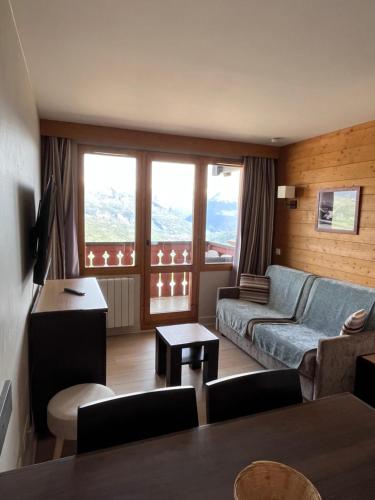 La Plagne Appartement au pied des pistes avec vue Mont Blanc