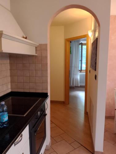 Η κουζίνα ή μικρή κουζίνα στο La Casa di Siro
