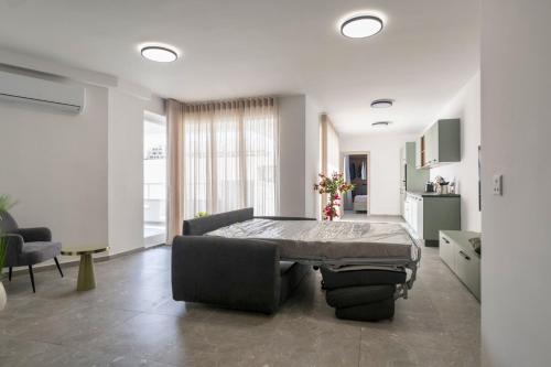 Χώρος καθιστικού στο HORIZON SUITES by the Sea