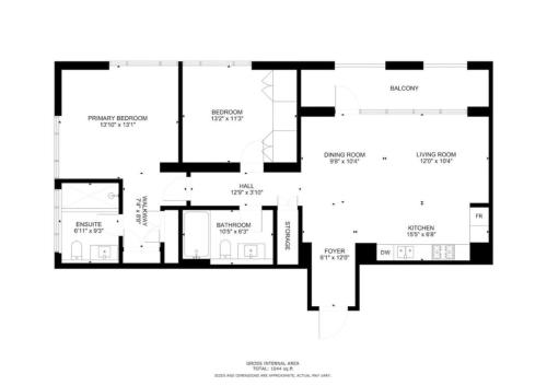 a floor plan of a house at Modern 2BR Apartment - Vida Residences Creek Beach - Creek Beach Access in Dubai