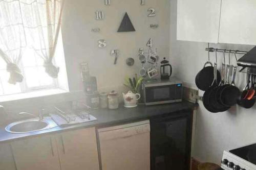 Kuchyň nebo kuchyňský kout v ubytování 1 Bedroom -Sleeps 3-Dog friendly-Garden-Riverside