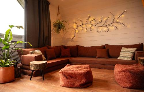 Χώρος καθιστικού στο Oolert Treehouse
