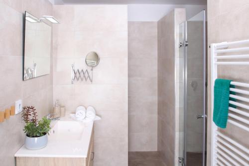 Kúpeľňa v ubytovaní Apartmány Malá Morávka