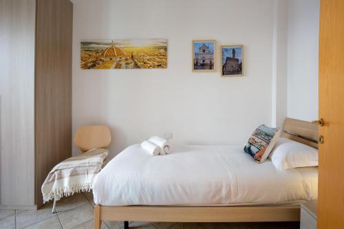 Ένα ή περισσότερα κρεβάτια σε δωμάτιο στο MyDreamCastelnuovo Parking free