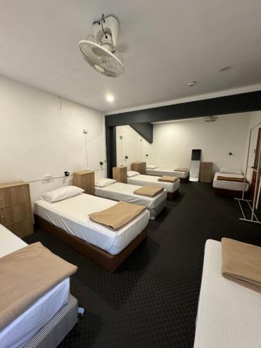 Postel nebo postele na pokoji v ubytování Pupa Hostel