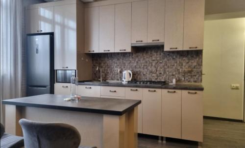 Dapur atau dapur kecil di Квартира