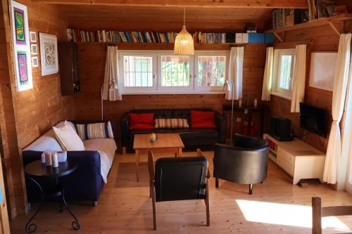 Posezení v ubytování Casa Rural La Zarzamora