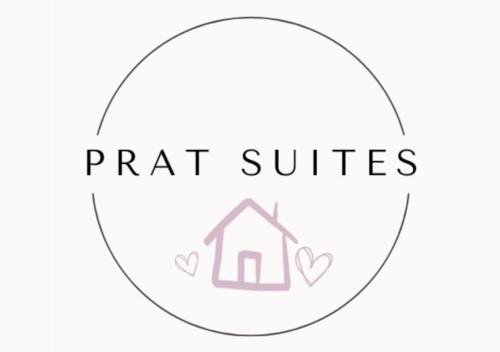 a circle with a house and the words part suites at Habitación Independiente Azul in Azul