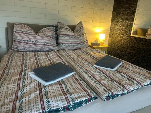 Postel nebo postele na pokoji v ubytování Apartmán Stanka 002