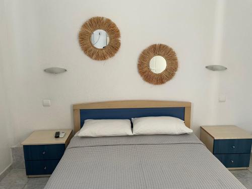 Ένα ή περισσότερα κρεβάτια σε δωμάτιο στο Elegant Villa Stelios
