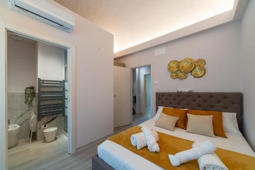 Ένα ή περισσότερα κρεβάτια σε δωμάτιο στο Frida guest house