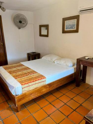 Llit o llits en una habitació de Casa Shaguibá