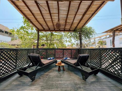 Μπαλκόνι ή βεράντα στο Punta Arena Surf Suites