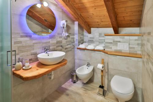 Koupelna v ubytování B&B La vecchia posta