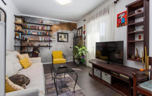 TV a/nebo společenská místnost v ubytování Nice Apartment In Drazice With Wifi