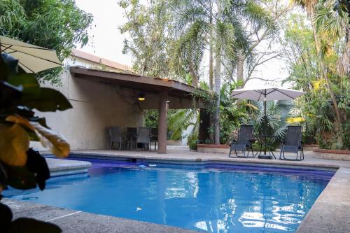 Bazén v ubytování Hotel Casa Ortiz nebo v jeho okolí