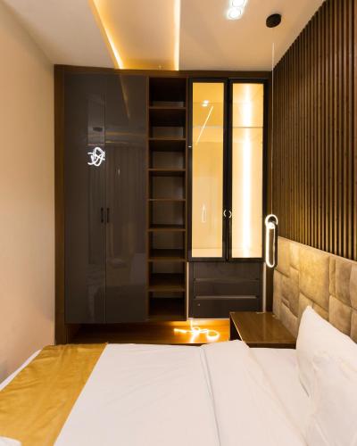 Postel nebo postele na pokoji v ubytování Nuelin Luxury Apartments 1bed