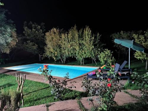 La alberca dentro o cerca de Charming Villa with Pool