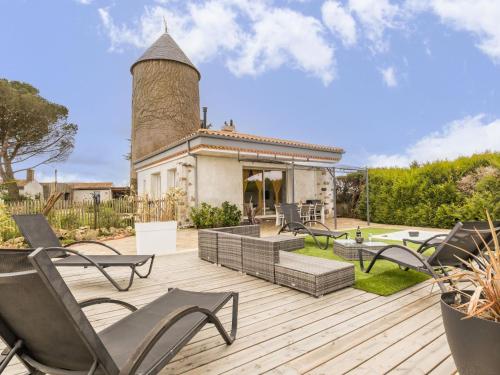 Moulin 18ème siècle, 3 chambres, jardin, wifi à Monnières - FR-1-306-1164