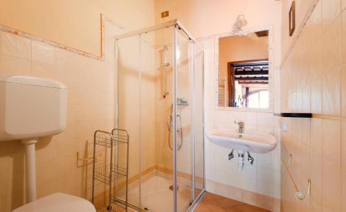 Kúpeľňa v ubytovaní Agriturismo Le Buche di Viesca