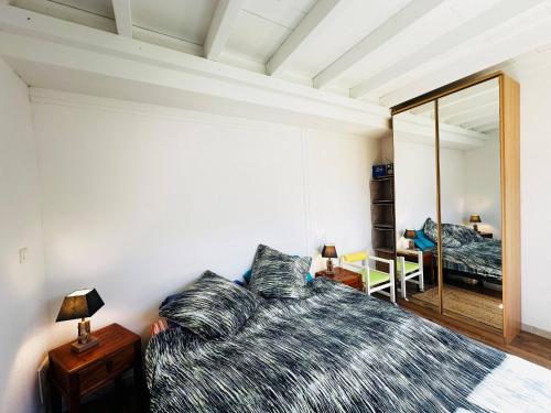 Voodi või voodid majutusasutuse Maison calme à Fouras pour 4 personnes avec jardin - FR-1-709-92 toas