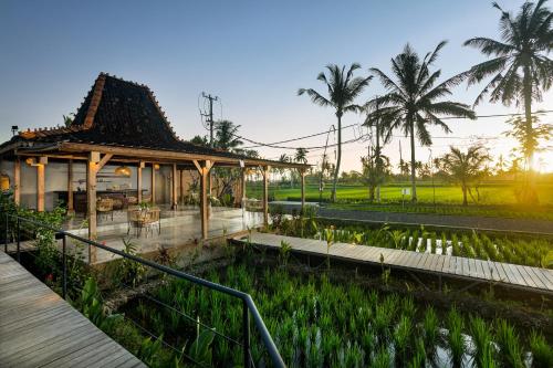 Zahrada ubytování DITUJU Ubud by Pramana Villas