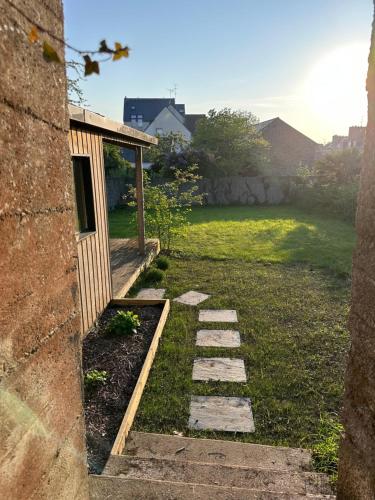 Κήπος έξω από το Suite Junior