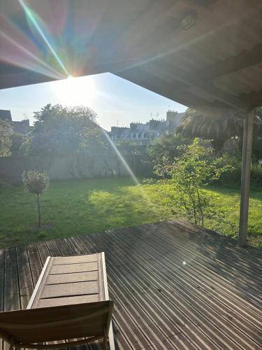 Κήπος έξω από το Suite Junior