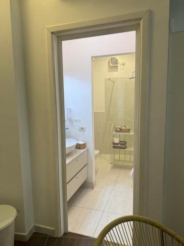 Kúpeľňa v ubytovaní Loft la Corte