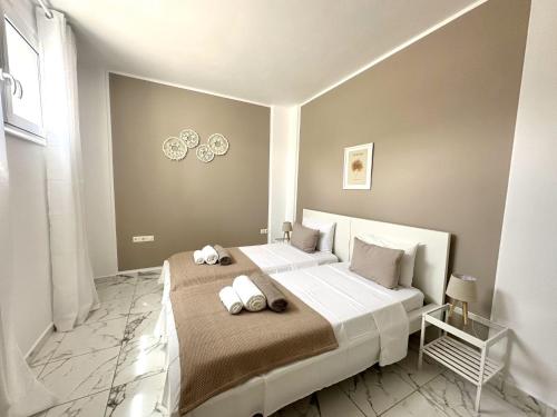 Cama o camas de una habitación en Lilu Villa 2 with Private Pool