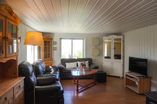 TV a/nebo společenská místnost v ubytování Øye på landet, 3 bedrooms