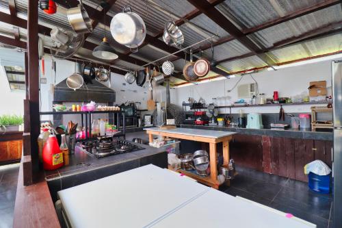 Una cocina o zona de cocina en Jasmin Czechinn