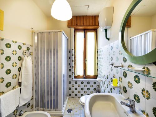 Koupelna v ubytování Casa Busà