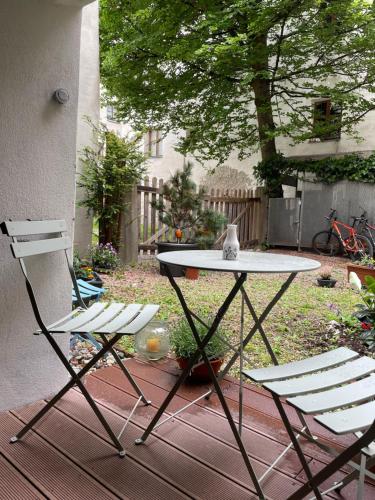 Zahrada ubytování Appartement Fassbinder