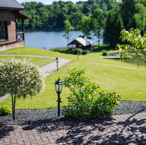 Un paisaje natural cerca of the country house
