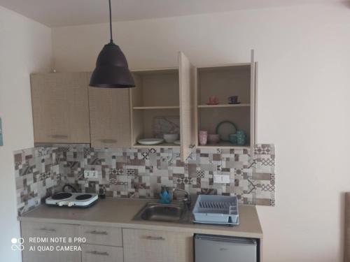 Η κουζίνα ή μικρή κουζίνα στο Emilia apartments