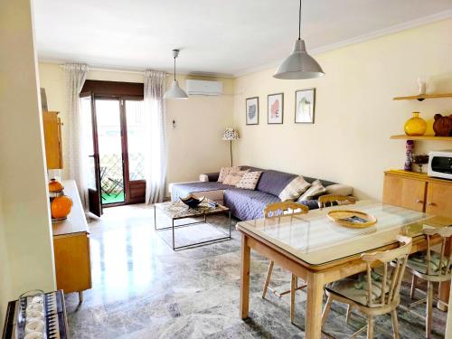 Ruang duduk di Apartamento Los Vencejos