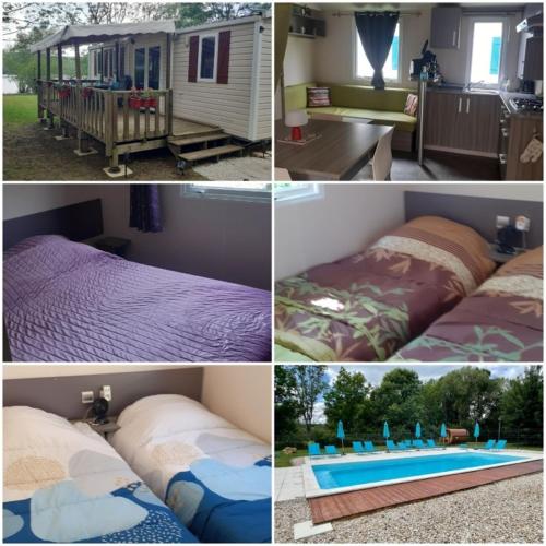 Mobil-home 3 chambres 6 personnes au camping de bairon 08390