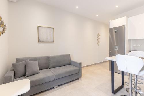 Χώρος καθιστικού στο Aster Apartments