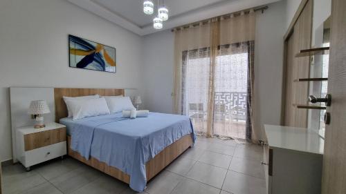 Postel nebo postele na pokoji v ubytování Appartement confort - Piscines, Plage 300m, Résidence fermée