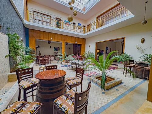 Restaurace v ubytování Riad Azia