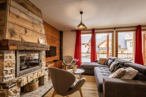 Résidence Les Fermes Du Planet - 4 pièces duplex 8 personnes 5 exposé Sud MAE-8594