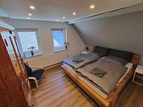 En eller flere senge i et værelse på Altenauer Kaffeehaus