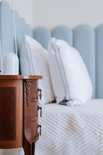 Letto o letti in una camera di Golf house