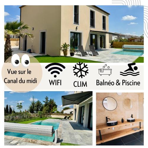 La maison du Canal- 9 pers- Capestang