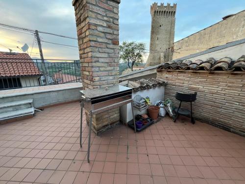 Balkón nebo terasa v ubytování Casa Gualtieri